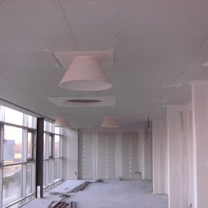 systeemplafonds, gyprocwerken